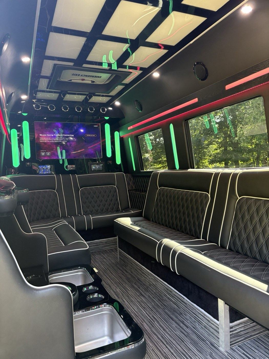 Vardar Elite — LED-lit cabin with TV